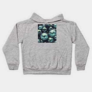 Abstract Spheres with Mirrors Kids Hoodie